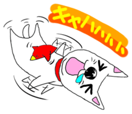 kawaii snotty-nosed child dog sticker #4878224