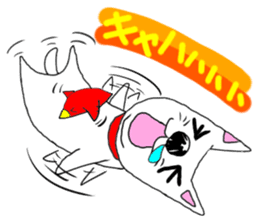 kawaii snotty-nosed child dog sticker #4878224