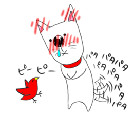 kawaii snotty-nosed child dog sticker #4878226