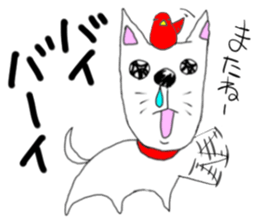 kawaii snotty-nosed child dog sticker #4878231