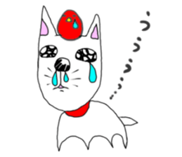 kawaii snotty-nosed child dog sticker #4878232