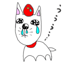 kawaii snotty-nosed child dog sticker #4878232