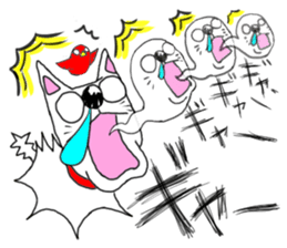 kawaii snotty-nosed child dog sticker #4878237