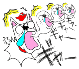 kawaii snotty-nosed child dog sticker #4878237