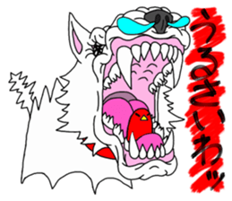 kawaii snotty-nosed child dog sticker #4878238