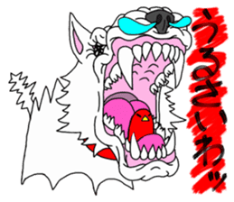 kawaii snotty-nosed child dog sticker #4878238