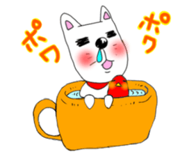 kawaii snotty-nosed child dog sticker #4878247