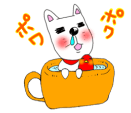 kawaii snotty-nosed child dog sticker #4878247