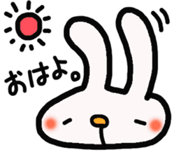 rabbit is cute. sticker #4878768