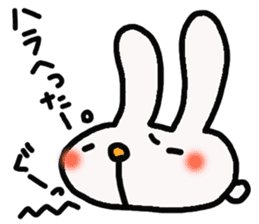 rabbit is cute. sticker #4878778