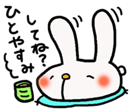 rabbit is cute. sticker #4878779