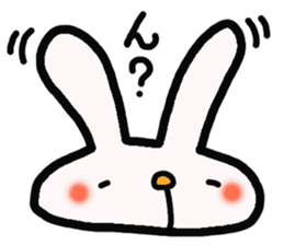 rabbit is cute. sticker #4878781