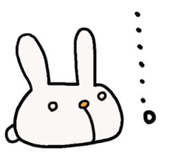 rabbit is cute. sticker #4878783