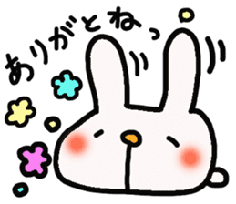 rabbit is cute. sticker #4878790