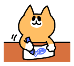 PUNI PUNI CAT sticker #4879346