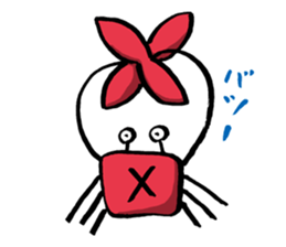 'YURU' KANI by lefthandkemkem sticker #4879394