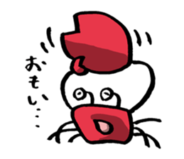 'YURU' KANI by lefthandkemkem sticker #4879407