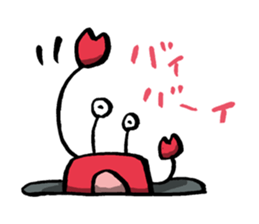 'YURU' KANI by lefthandkemkem sticker #4879427