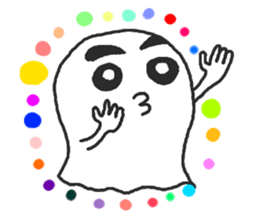 Everyday Ghost boy sticker #4879432