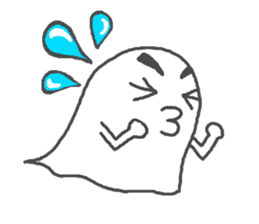 Everyday Ghost boy sticker #4879435