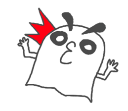 Everyday Ghost boy sticker #4879436