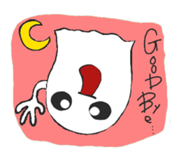 Everyday Ghost boy sticker #4879442