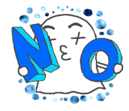 Everyday Ghost boy sticker #4879446