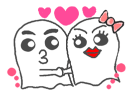 Everyday Ghost boy sticker #4879448