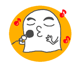 Everyday Ghost boy sticker #4879457