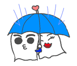 Everyday Ghost boy sticker #4879458