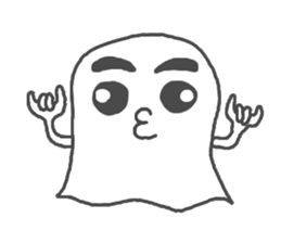 Everyday Ghost boy sticker #4879468