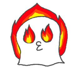 Everyday Ghost boy sticker #4879470