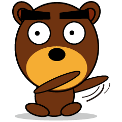 Black Eyebrows Bear 4