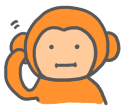 a apathetica monkey sticker #4880721