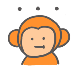 a apathetica monkey sticker #4880728