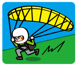Paraglider Sticker sticker #4881243