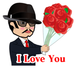 Wild in friendly man sticker #4881678