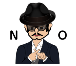 Wild in friendly man sticker #4881686