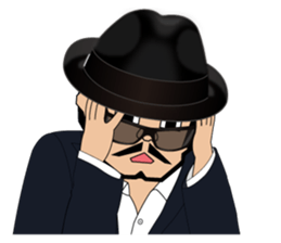 Wild in friendly man sticker #4881697