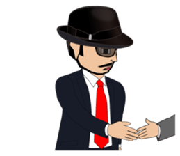 Wild in friendly man sticker #4881703