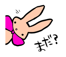 Ribbon-Rabbit sticker #4882156