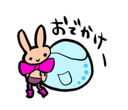 Ribbon-Rabbit sticker #4882158