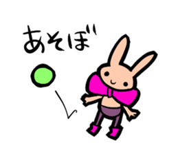Ribbon-Rabbit sticker #4882159