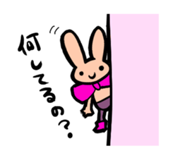 Ribbon-Rabbit sticker #4882163