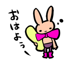 Ribbon-Rabbit sticker #4882166