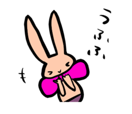 Ribbon-Rabbit sticker #4882168