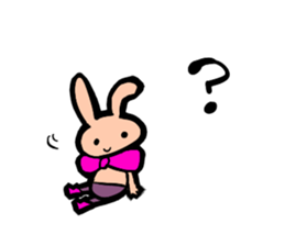 Ribbon-Rabbit sticker #4882173