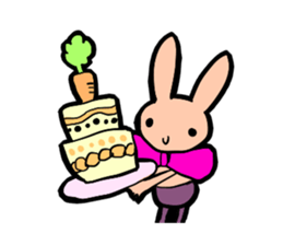 Ribbon-Rabbit sticker #4882175