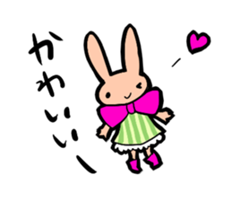 Ribbon-Rabbit sticker #4882177