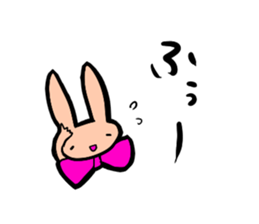 Ribbon-Rabbit sticker #4882180